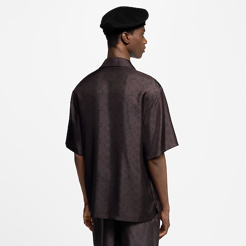 Áo Sơ Mi Lụa in Đồ Nam's Trang phục Áo sơ mi collections by Louis Vuitton (Thu phóng sản phẩm)