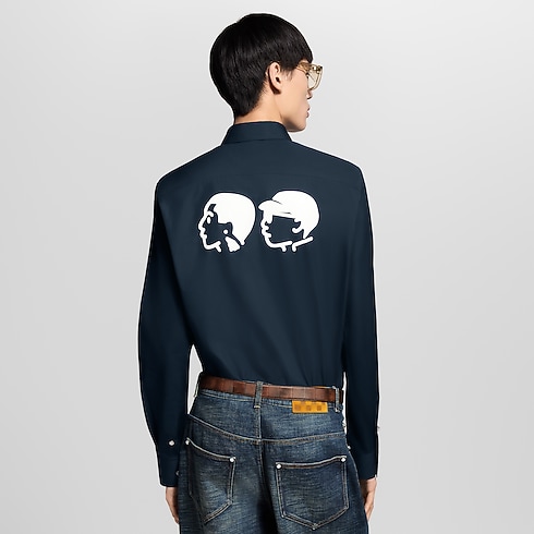 Áo Sơ Mi in Đồ Nam's Trang phục Áo sơ mi collections by Louis Vuitton (Thu phóng sản phẩm)