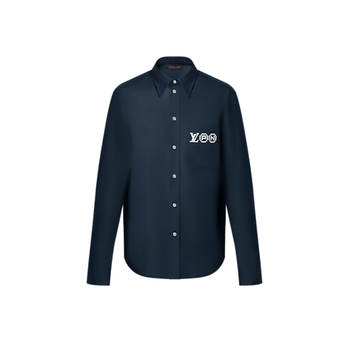 Áo Sơ Mi in Đồ Nam's Trang phục Áo sơ mi collections by Louis Vuitton (Thu phóng sản phẩm)