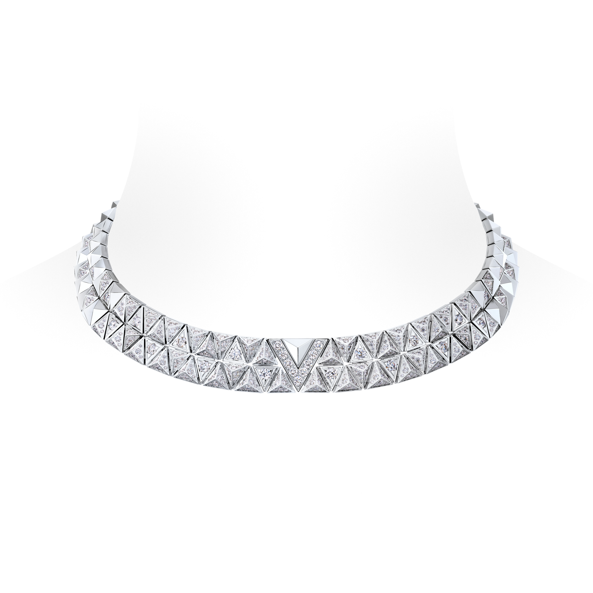 Vòng Cổ Pure V Two-Row  in Trang sức