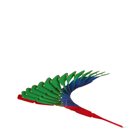 Đồ Trang Trí Treo Tường Quetzal Mobile - Atelier Oï in Rương, Phụ kiện du lịch và Trang trí nội thất's Trang trí nội thất và Nghệ thuật không gian phòng ăn Đồ trang trí collections by Louis Vuitton (Thu phóng sản phẩm)