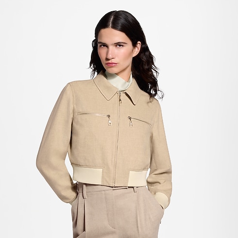Áo Khoác Bomber Hai Mặt in Đồ Nữ's Trang phục Áo khoác ngoài collections by Louis Vuitton (Thu phóng sản phẩm)