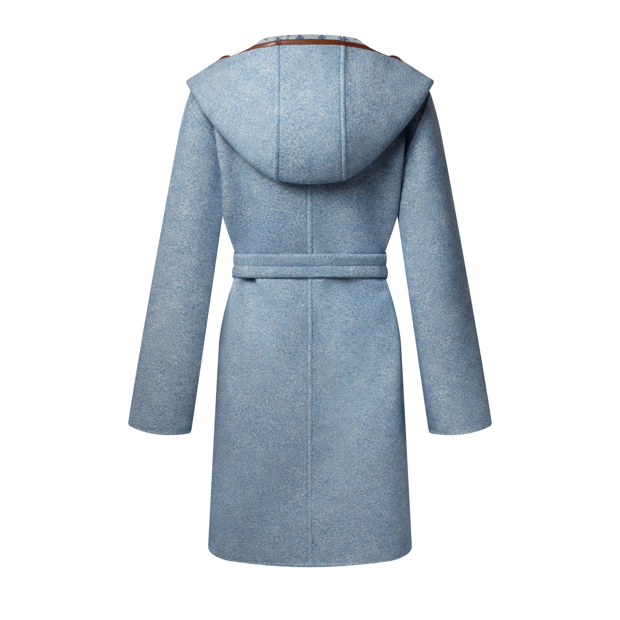 Reversible Signature Hooded Wrap Coat  in Đồ Nữ