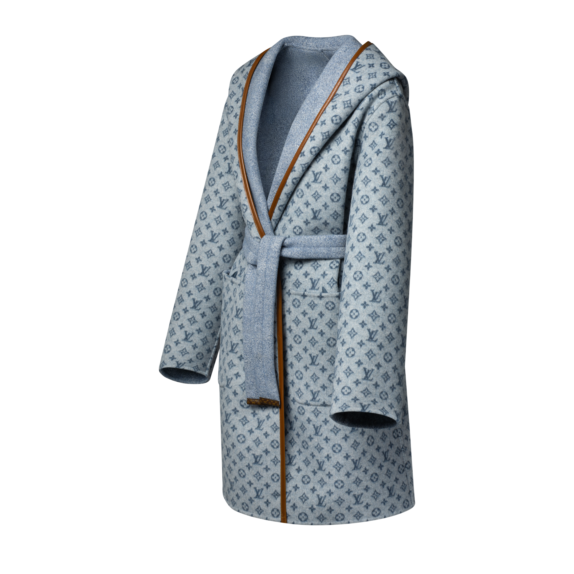 Reversible Signature Hooded Wrap Coat  in Đồ Nữ