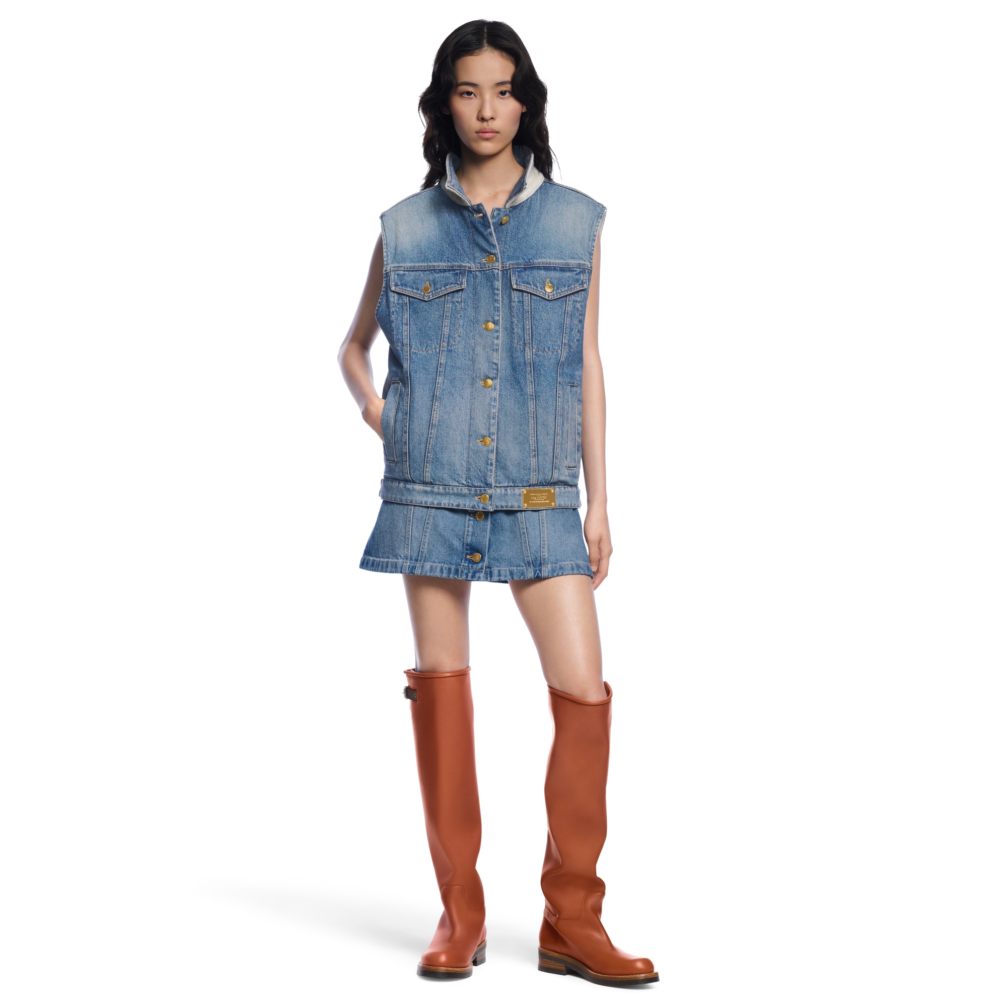 Áo Khoác Denim Hai Mặt  in Đồ Nữ
