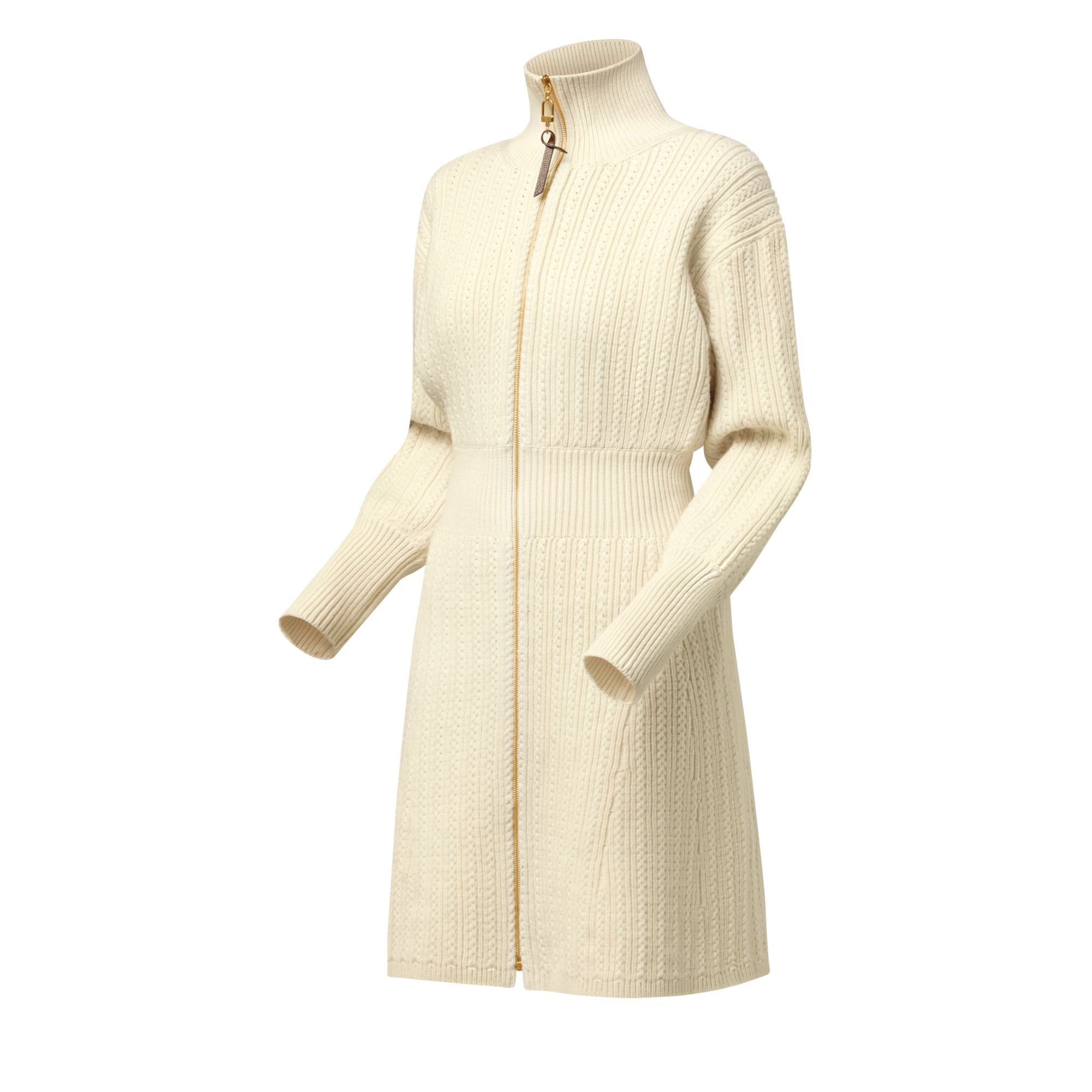 Ribbed Knit Long-Sleeved Dress  in Đồ Nữ