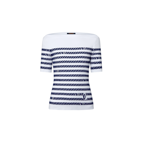 Áo Dệt Kim in Đồ Nữ's Trang phục Áo collections by Louis Vuitton (Thu phóng sản phẩm)