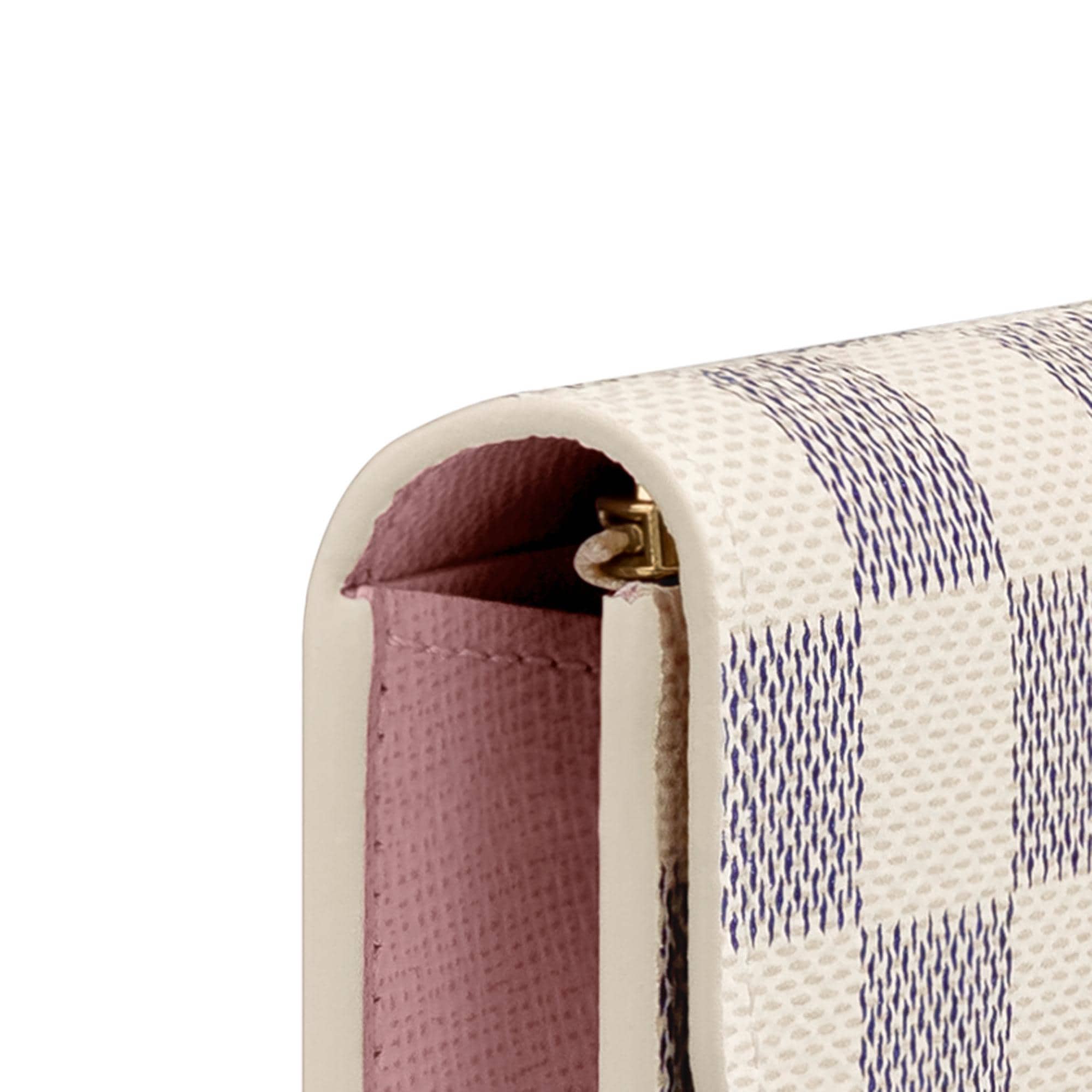 Ví Rosalie Coin Damier Azur Canvas in Đồ Nữ