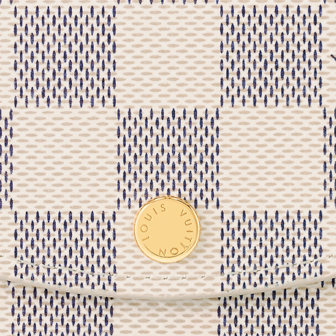 Ví Rosalie Coin Damier Azur Canvas in Đồ Nữ's Túi ví đa năng và Phụ kiện bằng da Tất cả Túi ví đa năng và Phụ kiện bằng da collections by Louis Vuitton (Thu phóng sản phẩm)