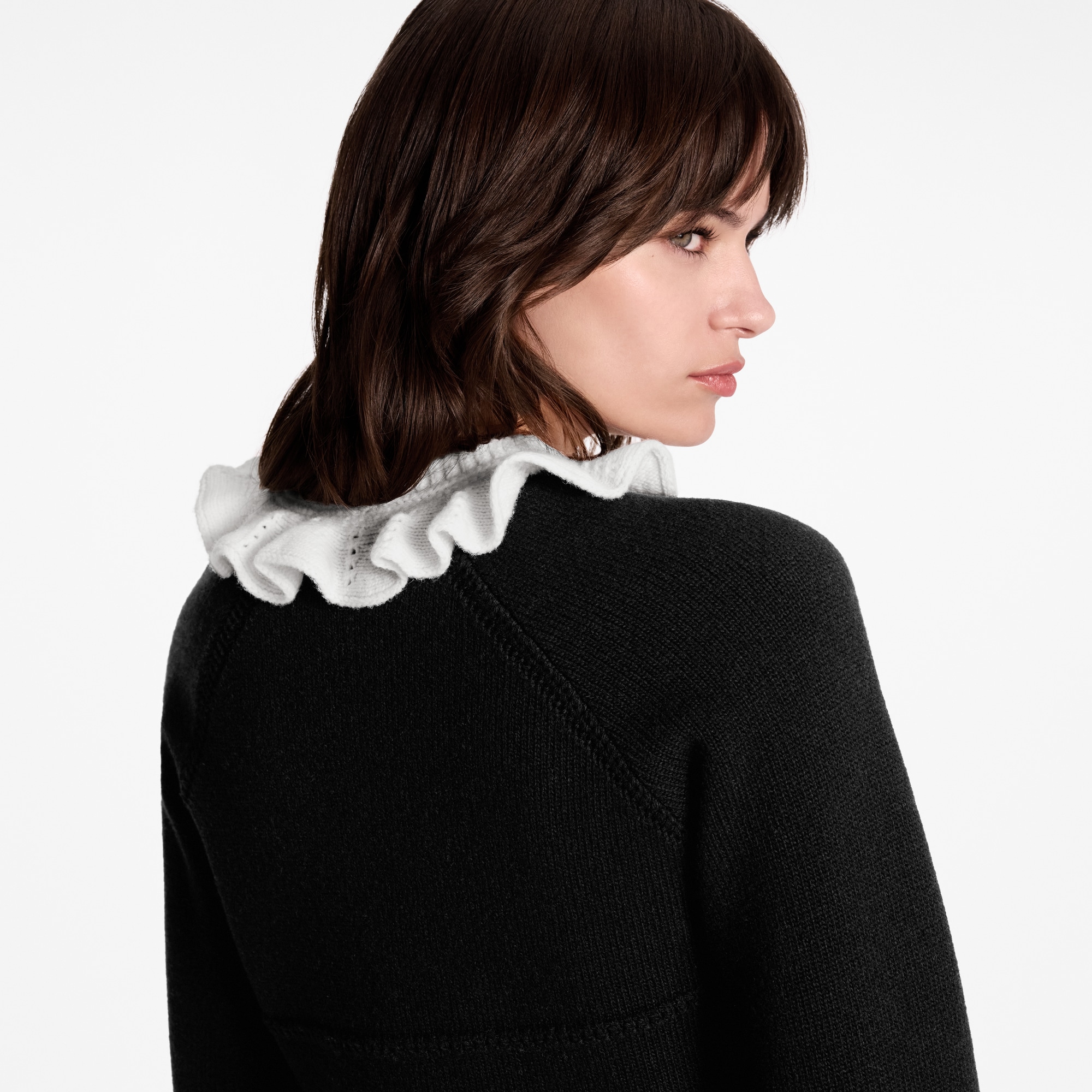 Ruffle Collar Cardigan  in Đồ Nữ