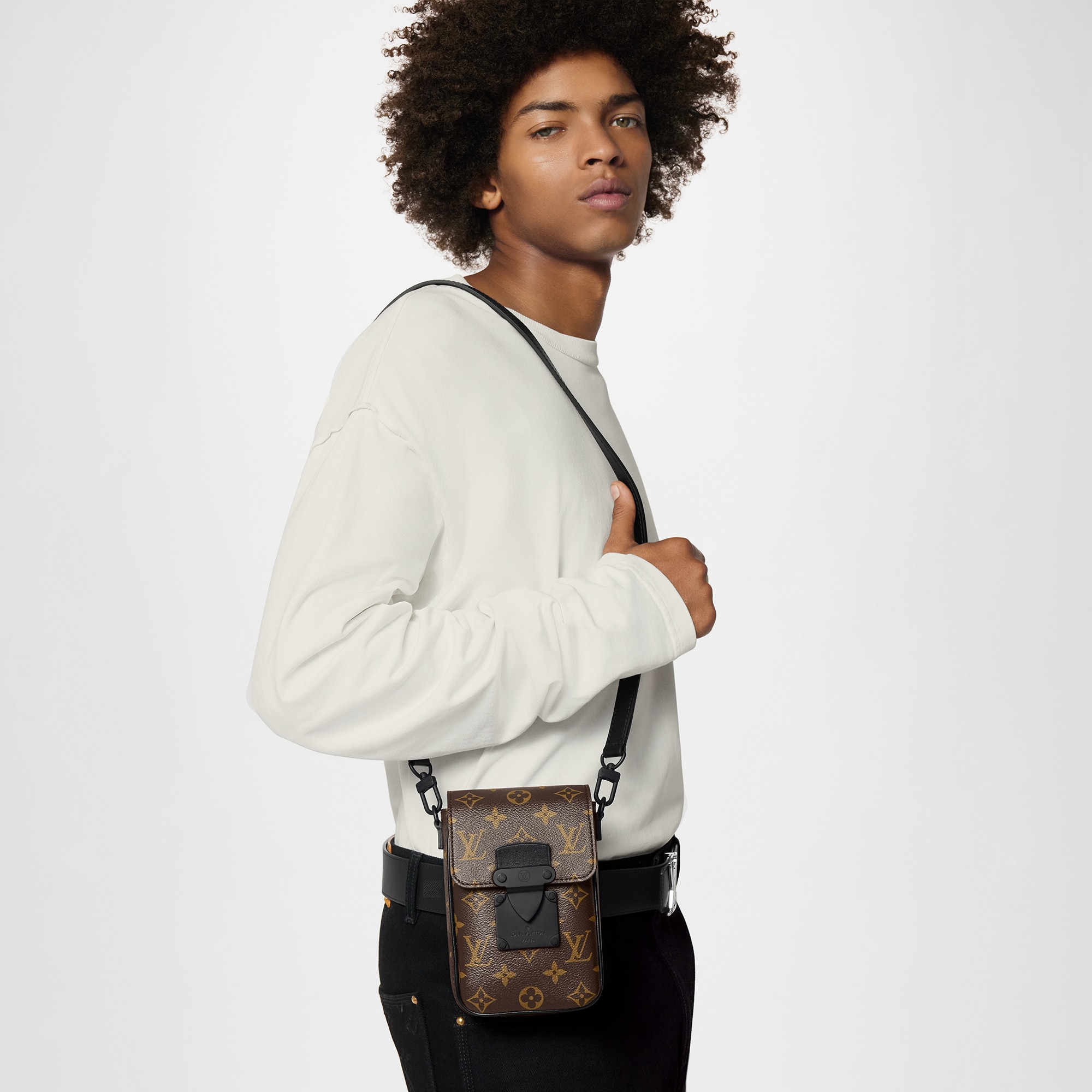 Túi S-Lock Monogram Macassar in Đồ Nam