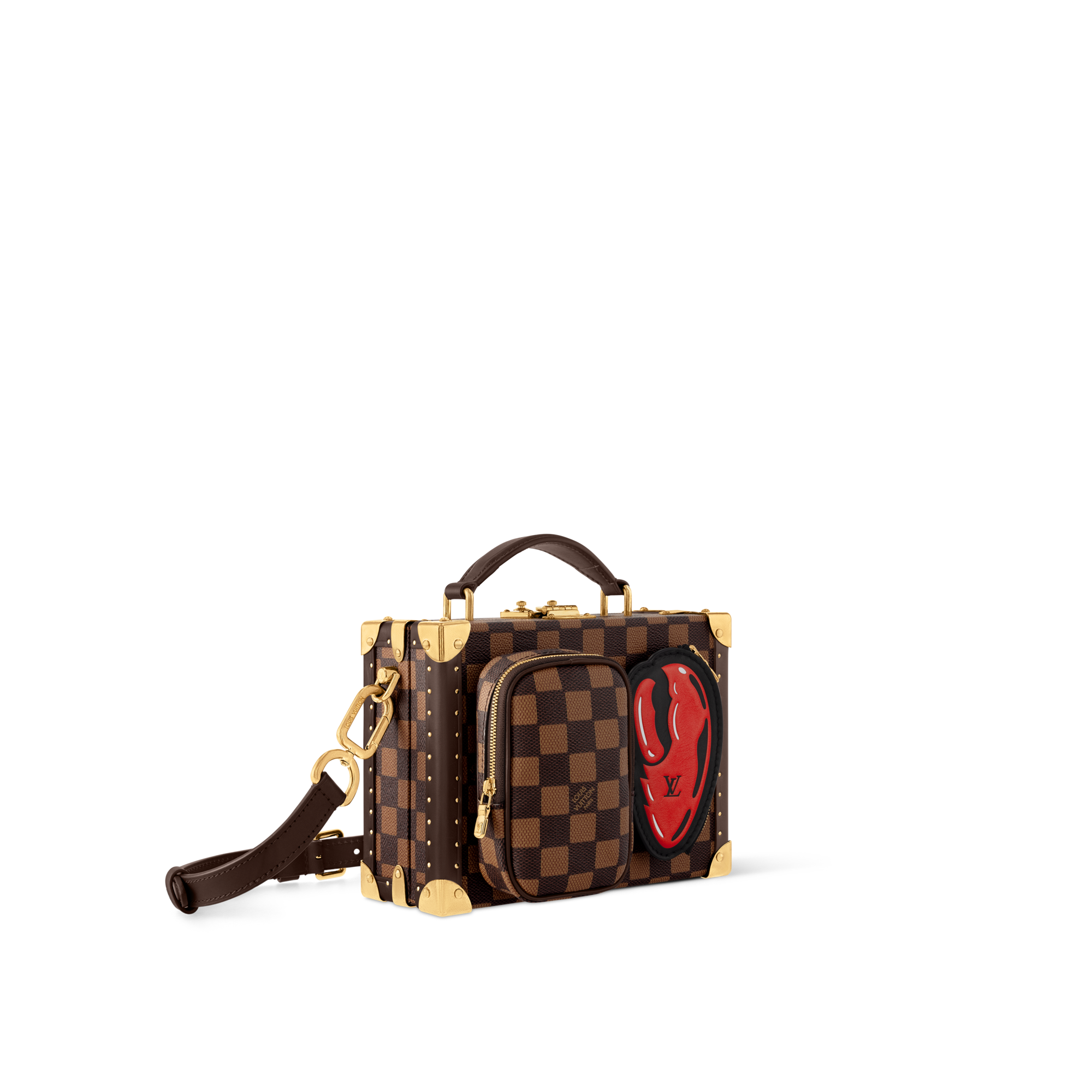 Túi Dạng Hộp Sawagani Trunk Damier Phriendship Damier Other in Rương, Phụ kiện du lịch và Trang trí nội thất