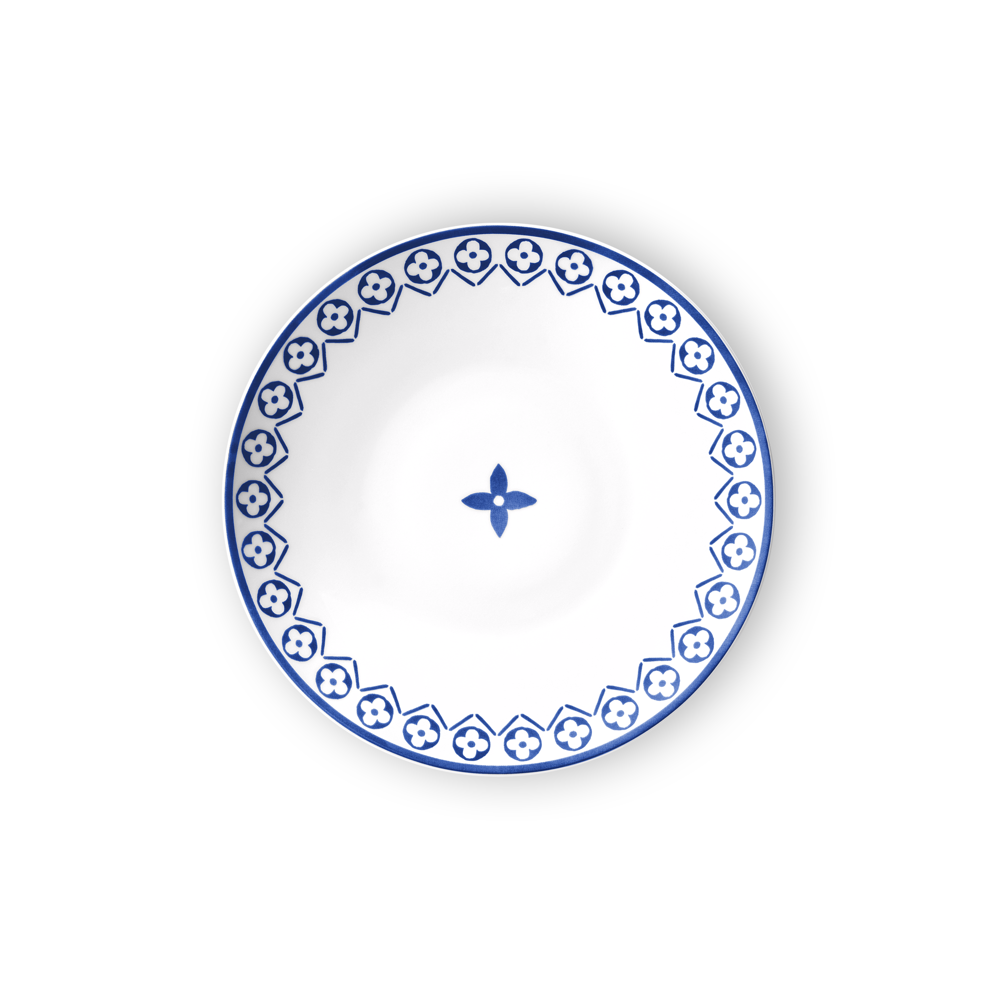 Bộ Đĩa Tráng Miệng Họa Tiết Monogram - Hai Chiếc  in Rương, Phụ kiện du lịch và Trang trí nội thất