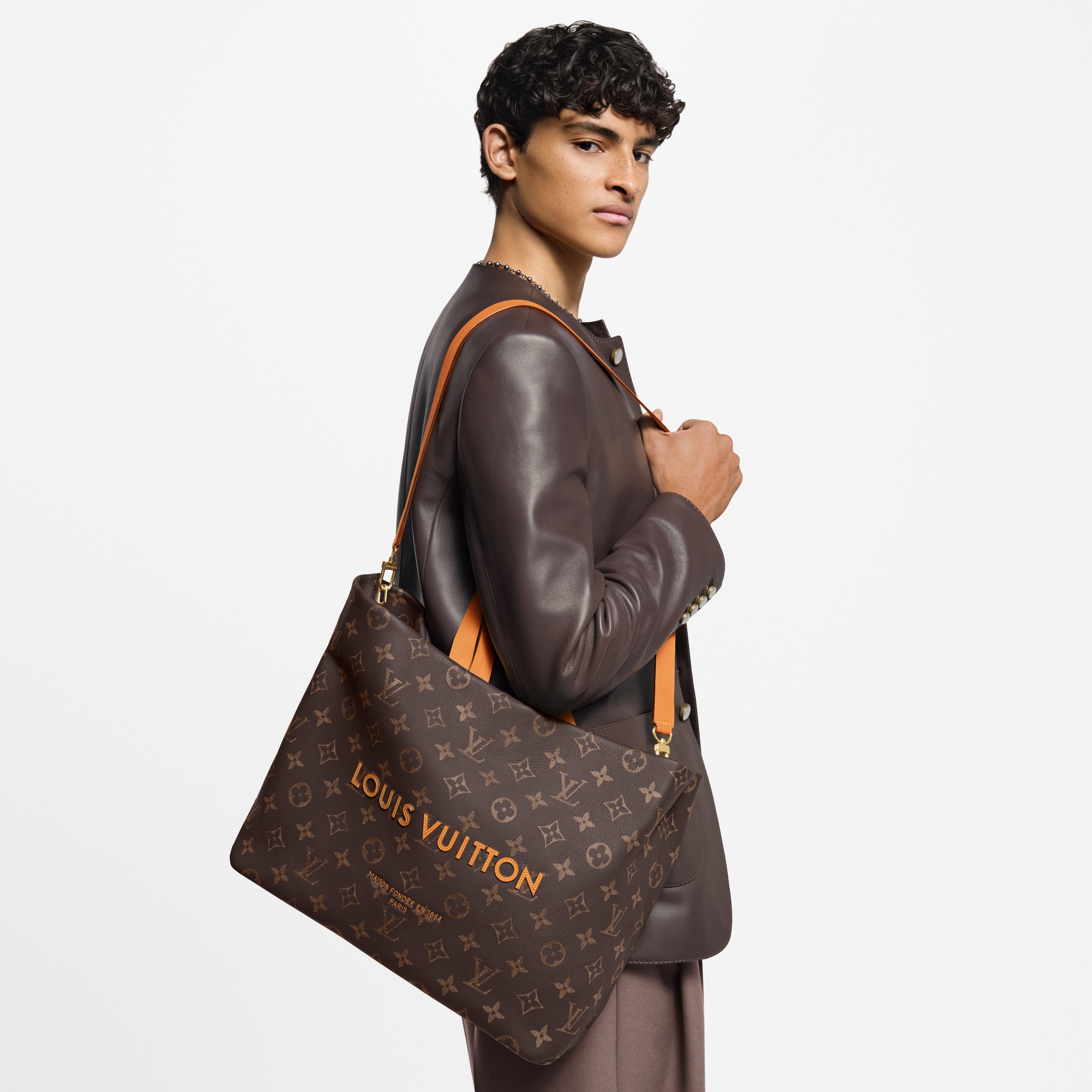 Túi Shopper Tote MM Autres Cuirs Monogram in Túi và Phụ kiện bằng da