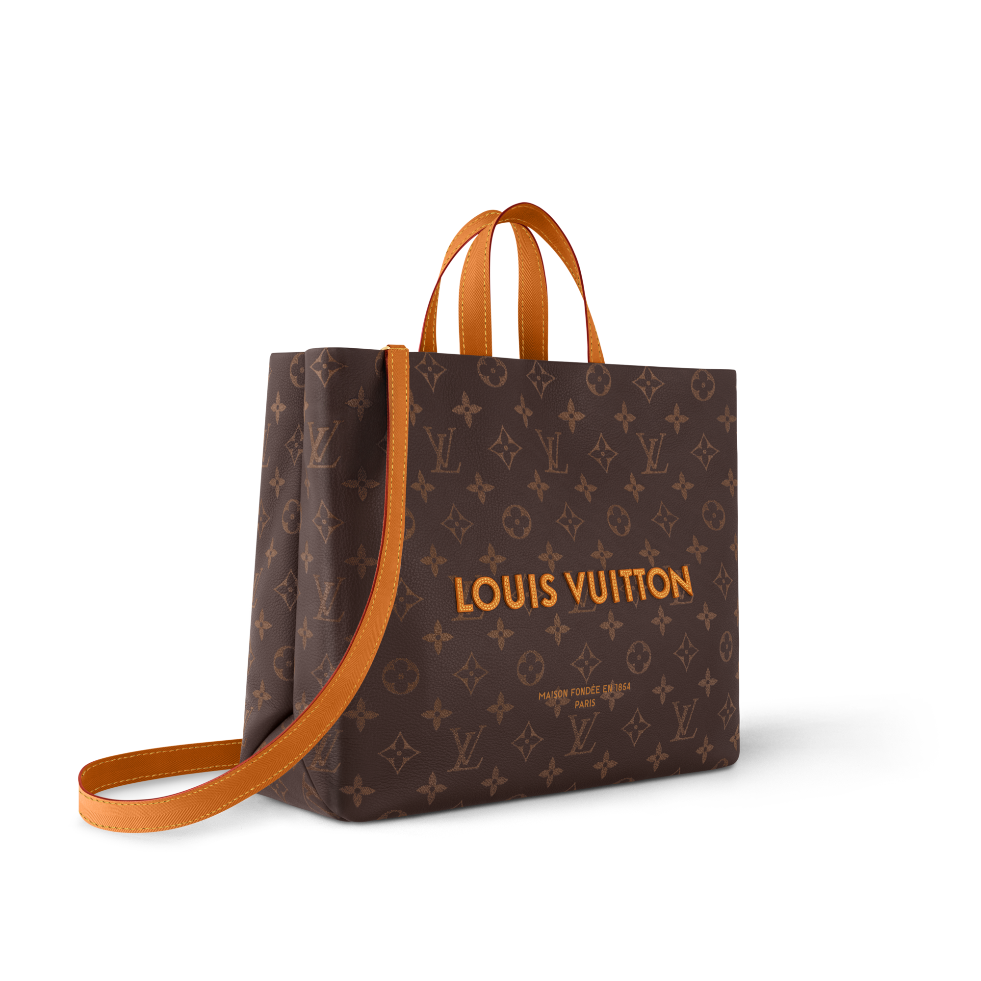 Túi Shopper Tote MM Autres Cuirs Monogram in Túi và Phụ kiện bằng da