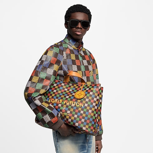 Túi Shopper Tote MM Damier Ebene Canvas in Túi và Phụ kiện bằng da's Túi xách nam Mới nhất collections by Louis Vuitton (Thu phóng sản phẩm)