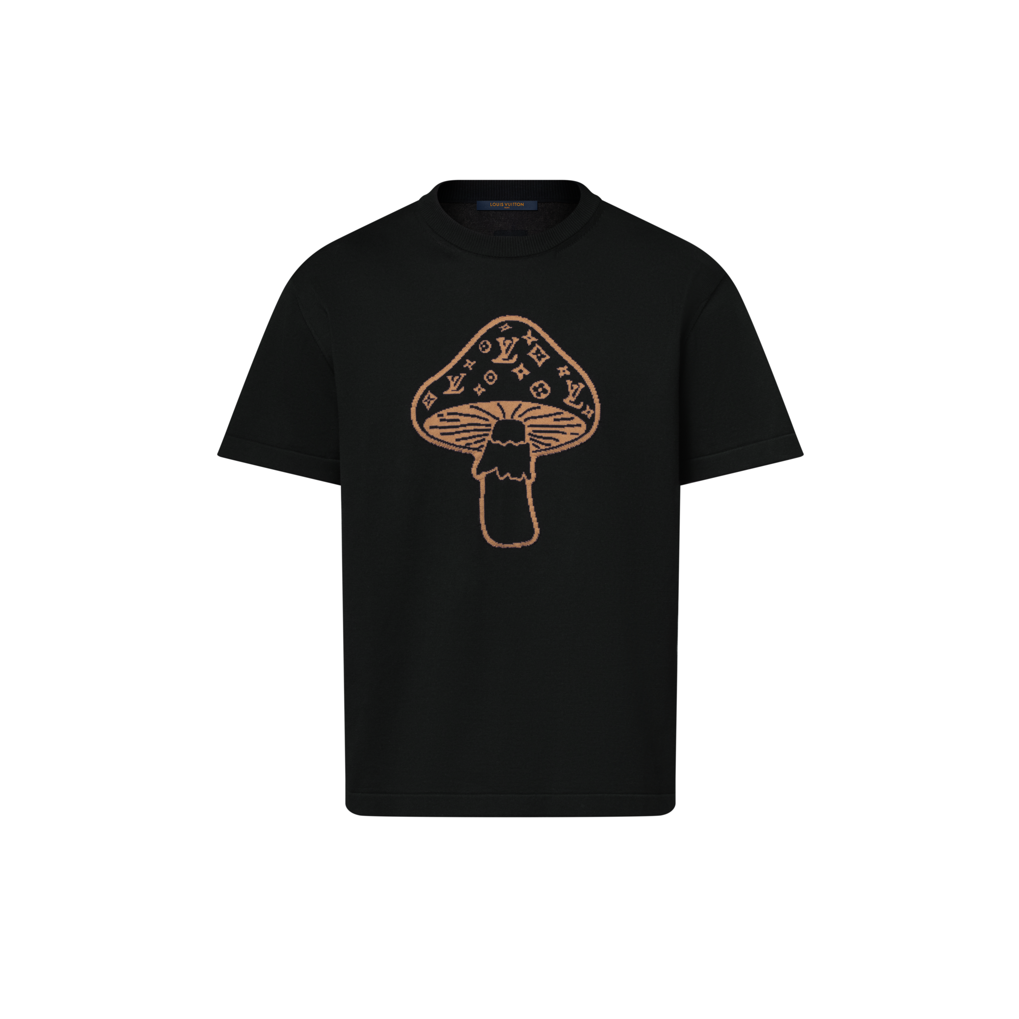Short-Sleeved Intarsia Crewneck  in Đồ Nam