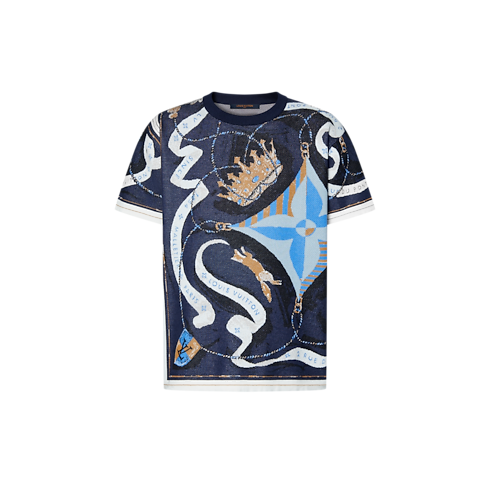 Áo Ngắn Tay in Đồ Nam's Trang phục Tất cả Trang phục collections by Louis Vuitton (Thu phóng sản phẩm)