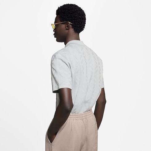 Áo Sơ Mi Dệt Kim in Đồ Nam's Trang phục Áo sơ mi collections by Louis Vuitton (Thu phóng sản phẩm)