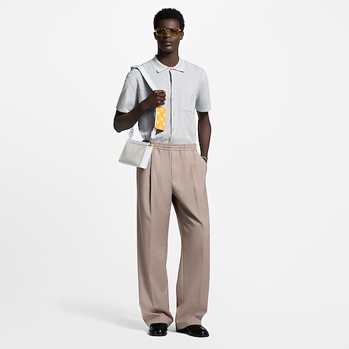 Áo Sơ Mi Dệt Kim in Đồ Nam's Trang phục Áo sơ mi collections by Louis Vuitton (Thu phóng sản phẩm)