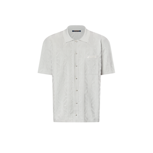 Áo Sơ Mi Dệt Kim in Đồ Nam's Trang phục Áo sơ mi collections by Louis Vuitton (Thu phóng sản phẩm)