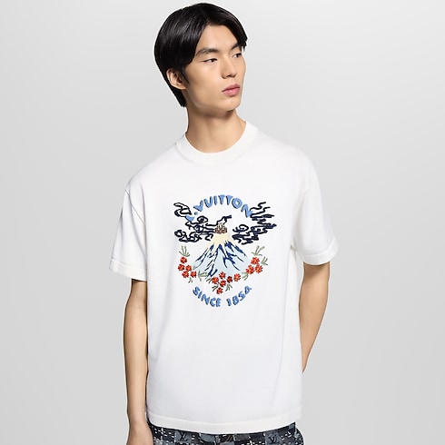 Áo Dệt Kim in Đồ Nam's Trang phục Tất cả Trang phục collections by Louis Vuitton (Thu phóng sản phẩm)