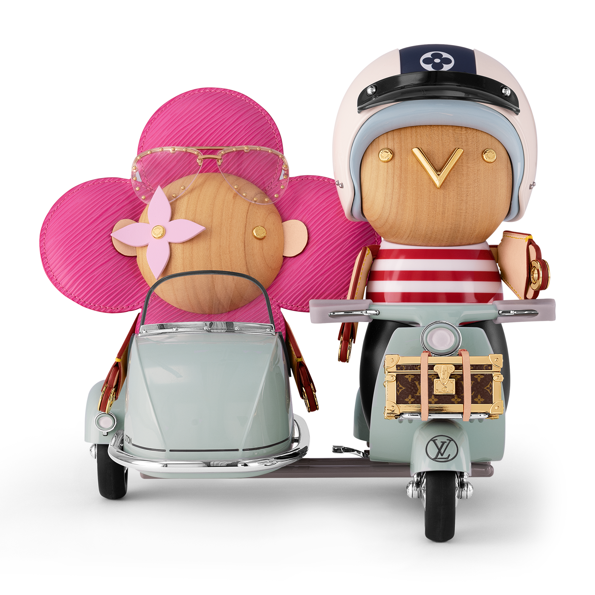 Side Car Vivienne & Gaston Epi in Rương, Phụ kiện du lịch và Trang trí nội thất