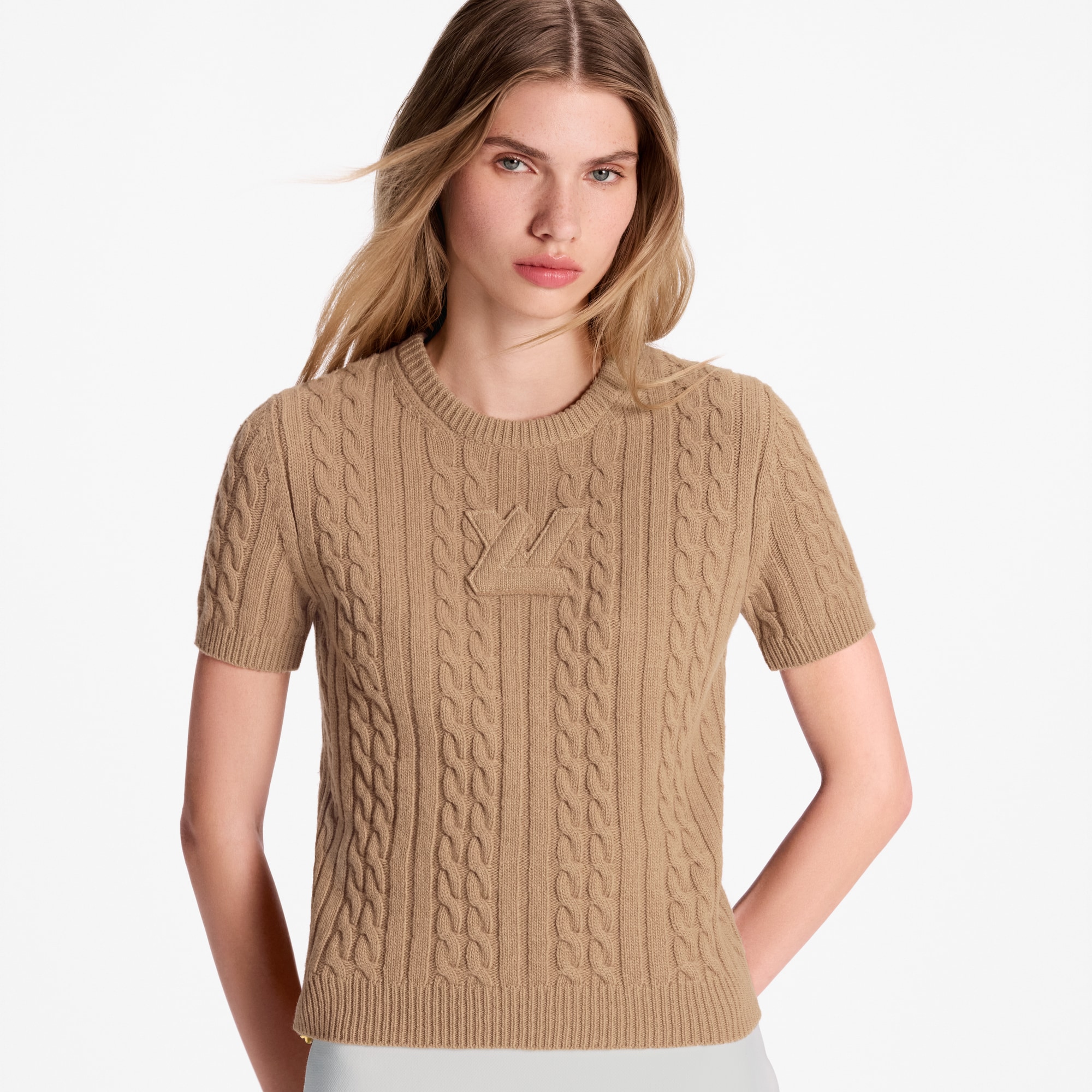 Signature Cable Knit Top  in Đồ Nữ