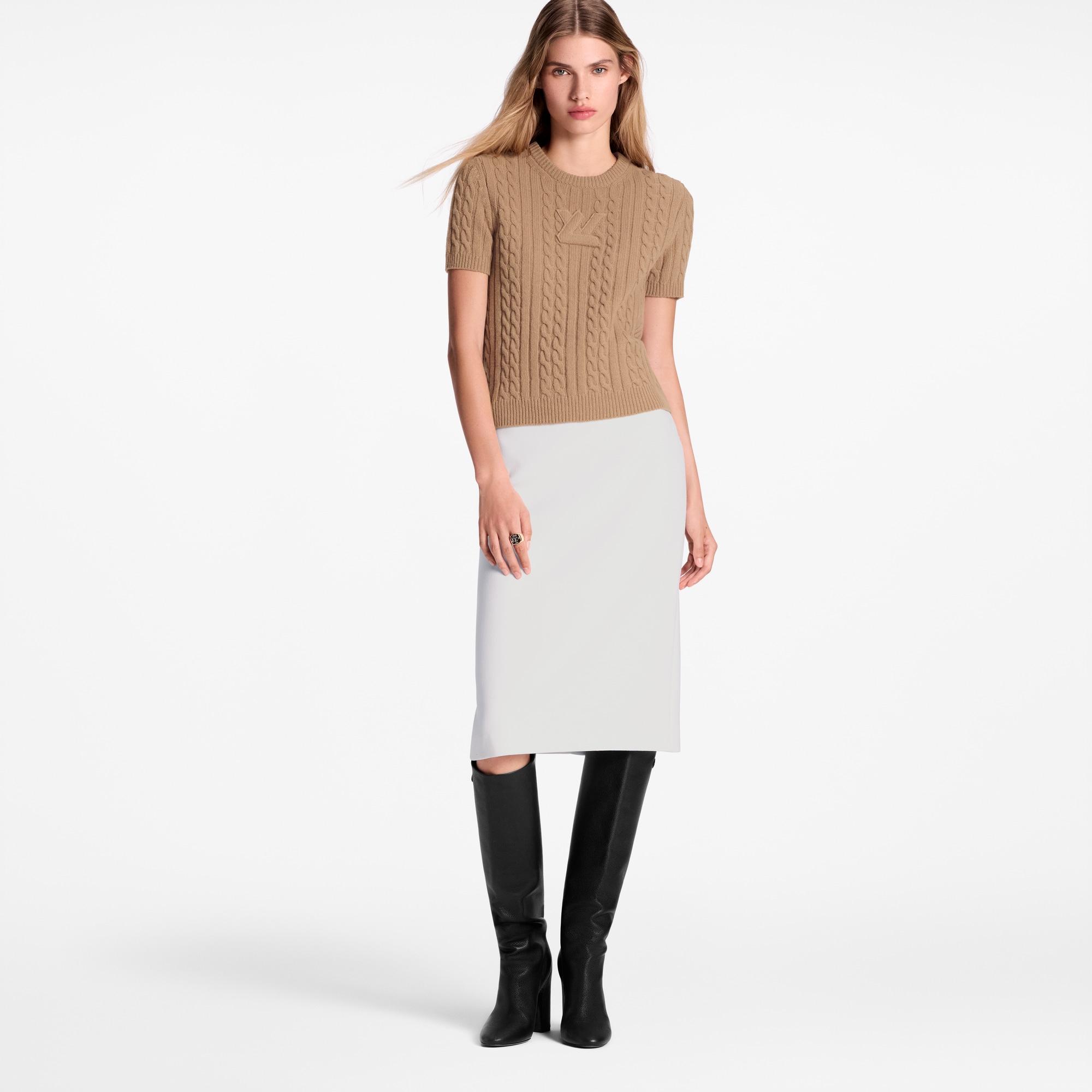 Signature Cable Knit Top  in Đồ Nữ