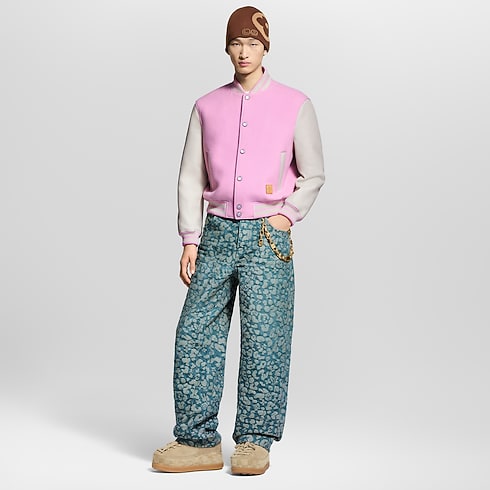 Áo Khoác Da in Đồ Nam's Trang phục Áo khoác ngoài collections by Louis Vuitton (Thu phóng sản phẩm)