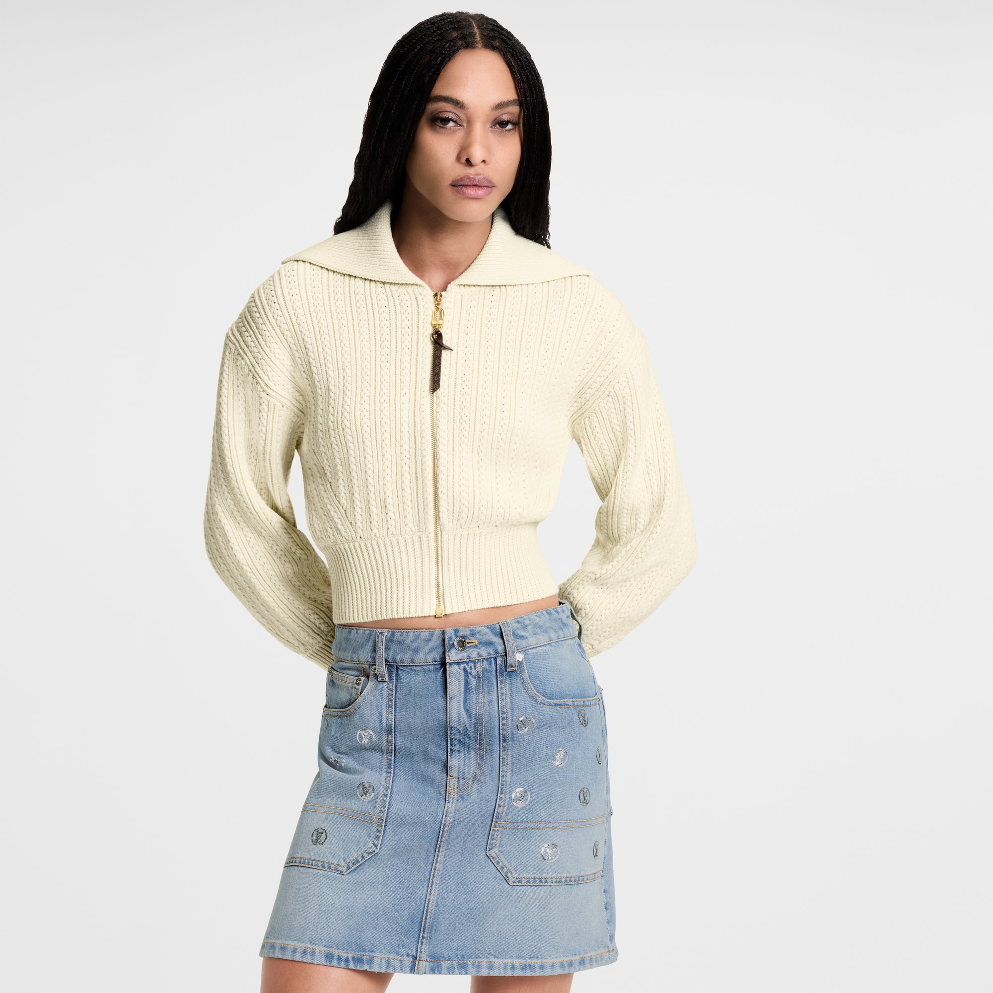 Signature Sequin Denim Mini Skirt  in Đồ Nữ