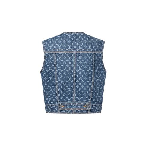 Áo Khoác Denim Họa Tiết Monogram in Đồ Nữ's Trang phục Áo khoác ngoài collections by Louis Vuitton (Thu phóng sản phẩm)