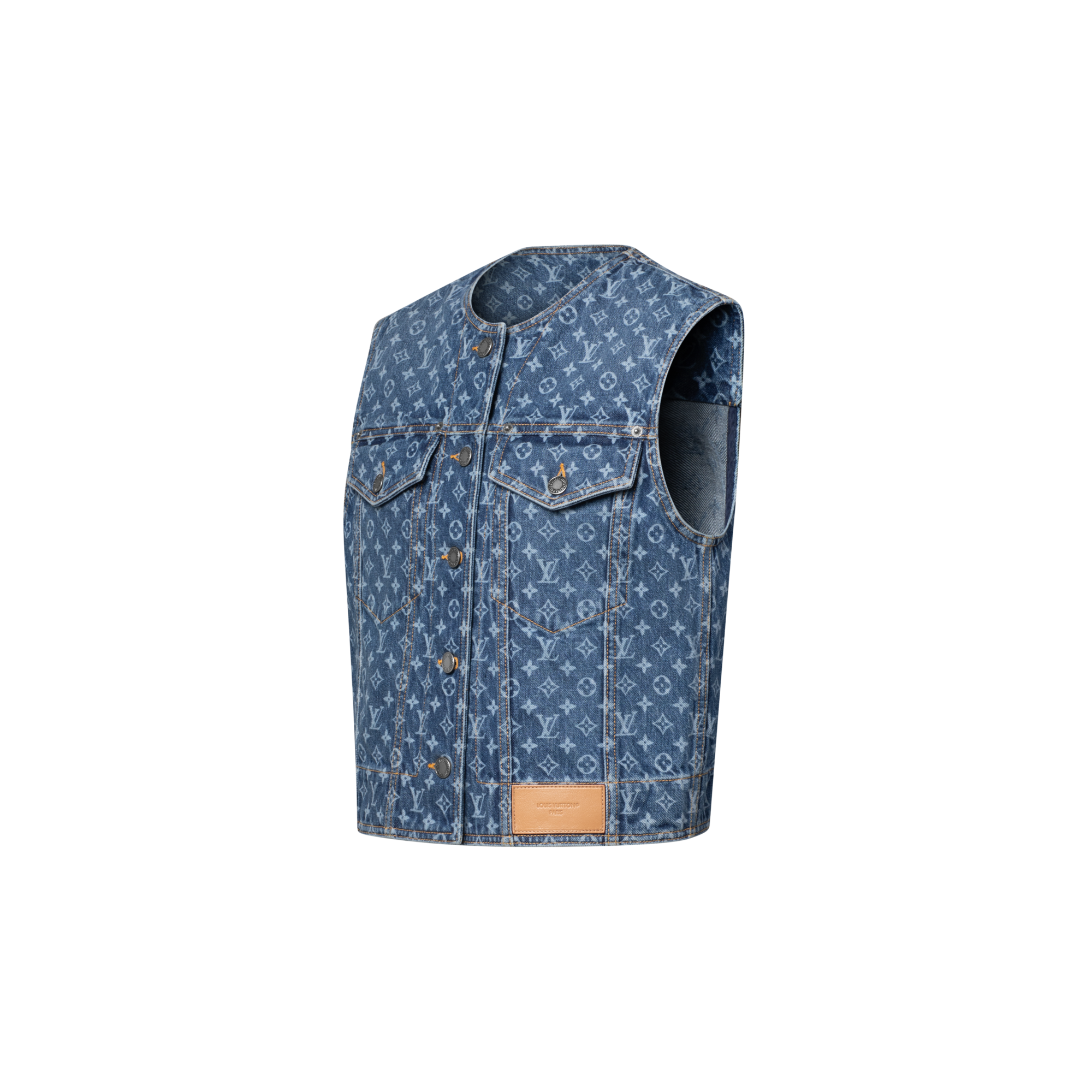 Áo Khoác Denim Họa Tiết Monogram  in Đồ Nữ