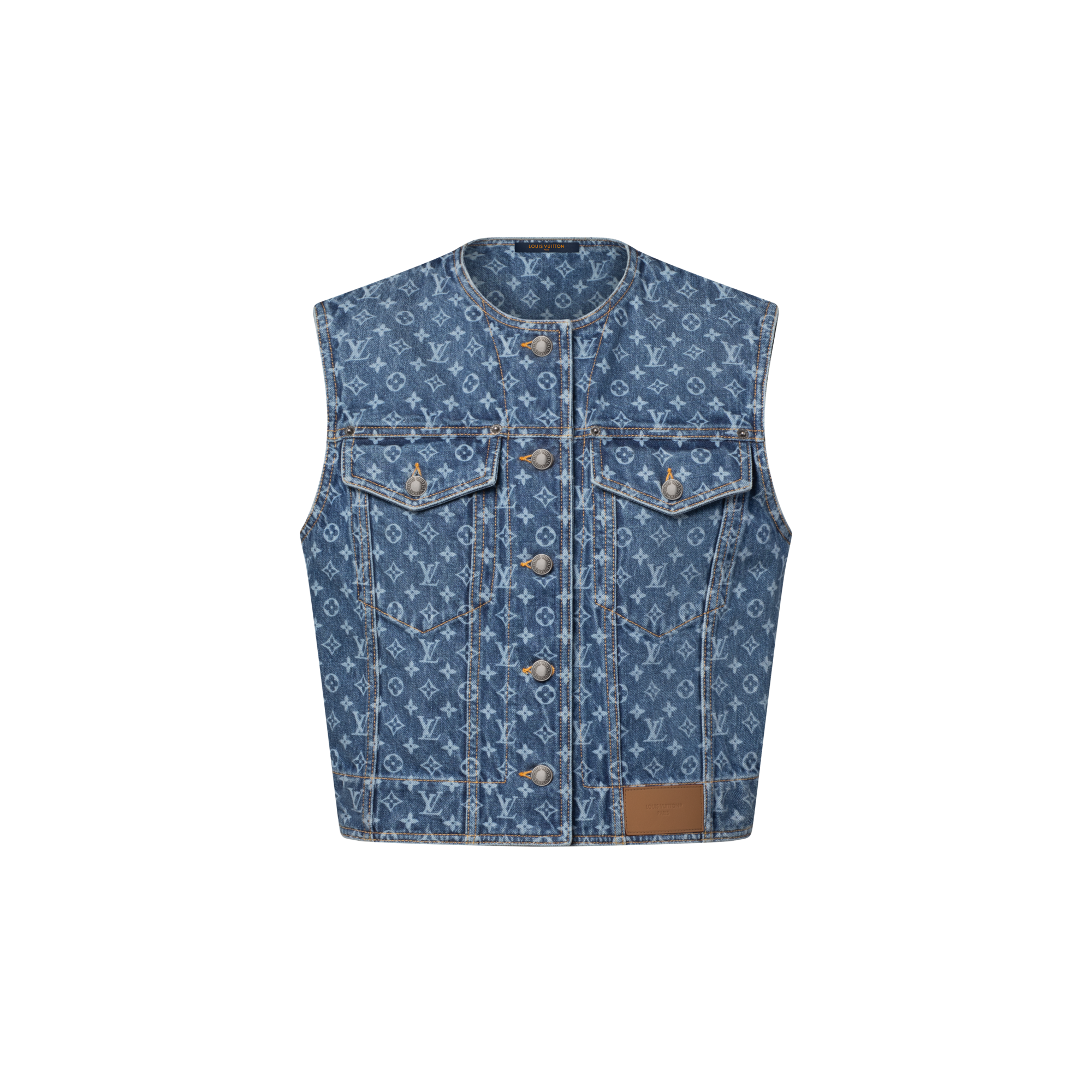 Áo Khoác Denim Họa Tiết Monogram  in Đồ Nữ