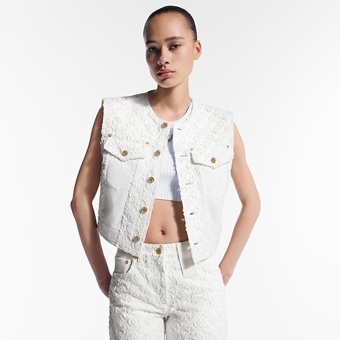 Áo Khoác Denim in Đồ Nữ's Trang phục Áo khoác ngoài collections by Louis Vuitton (Thu phóng sản phẩm)