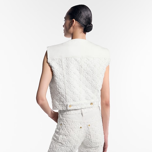 Áo Khoác Denim in Đồ Nữ's Trang phục Áo khoác ngoài collections by Louis Vuitton (Thu phóng sản phẩm)