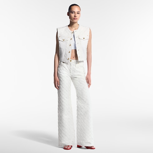 Áo Khoác Denim in Đồ Nữ's Trang phục Áo khoác ngoài collections by Louis Vuitton (Thu phóng sản phẩm)