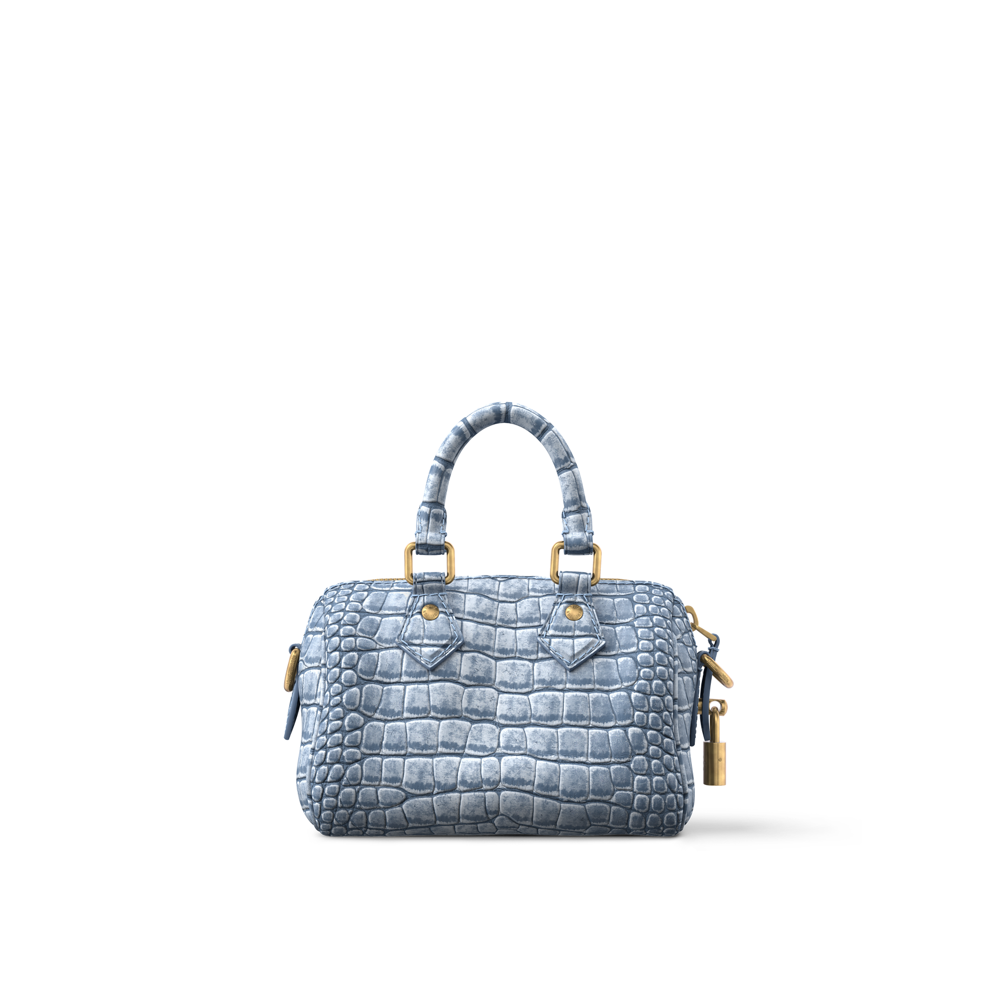 Túi Speedy Bandoulière 18 Da cá sấu mờ in Les Extraordinaires