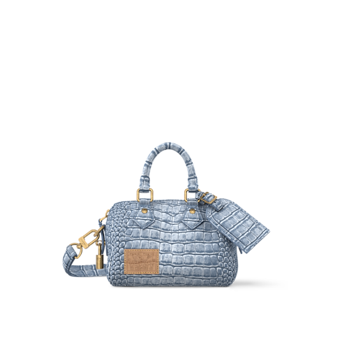 Túi Speedy Bandoulière 18 Da cá sấu mờ in Les Extraordinaires's Da quý hiếm City Bags dành cho Nam collections by Louis Vuitton (Thu phóng sản phẩm)