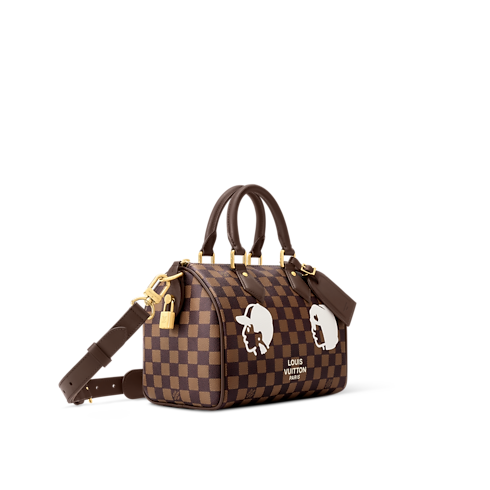 Túi Speedy Bandoulière 25 Damier Ebene Canvas in Túi và Phụ kiện bằng da's Túi xách nam Mới nhất collections by Louis Vuitton (Thu phóng sản phẩm)