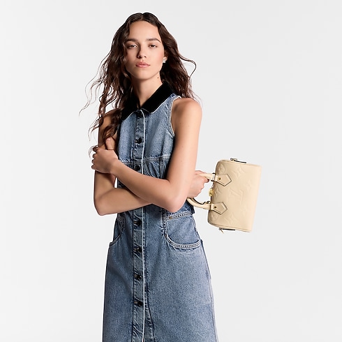 Túi Speedy Bandoulière 20 Monogram Empreinte in Đồ Nữ's Túi Tất cả Túi collections by Louis Vuitton (Thu phóng sản phẩm)