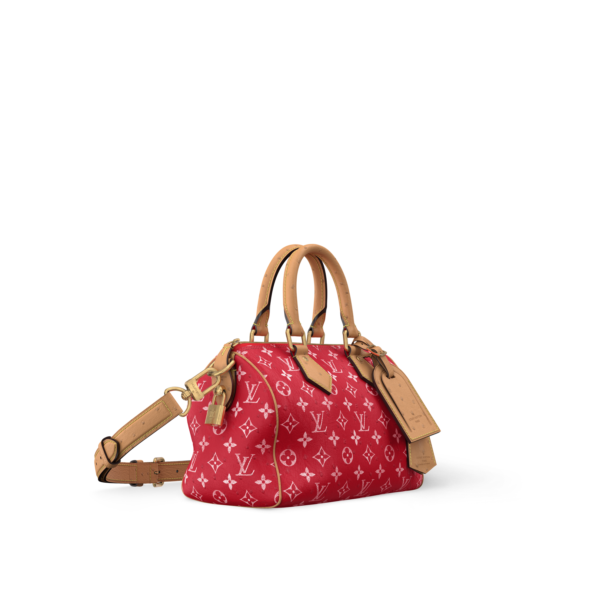 Túi Speedy P9 25 Autruche in Les Extraordinaires