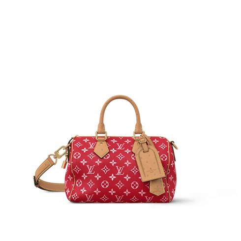 Túi Speedy P9 25 Autruche in Les Extraordinaires's Da quý hiếm City Bags dành cho Nam collections by Louis Vuitton (Thu phóng sản phẩm)