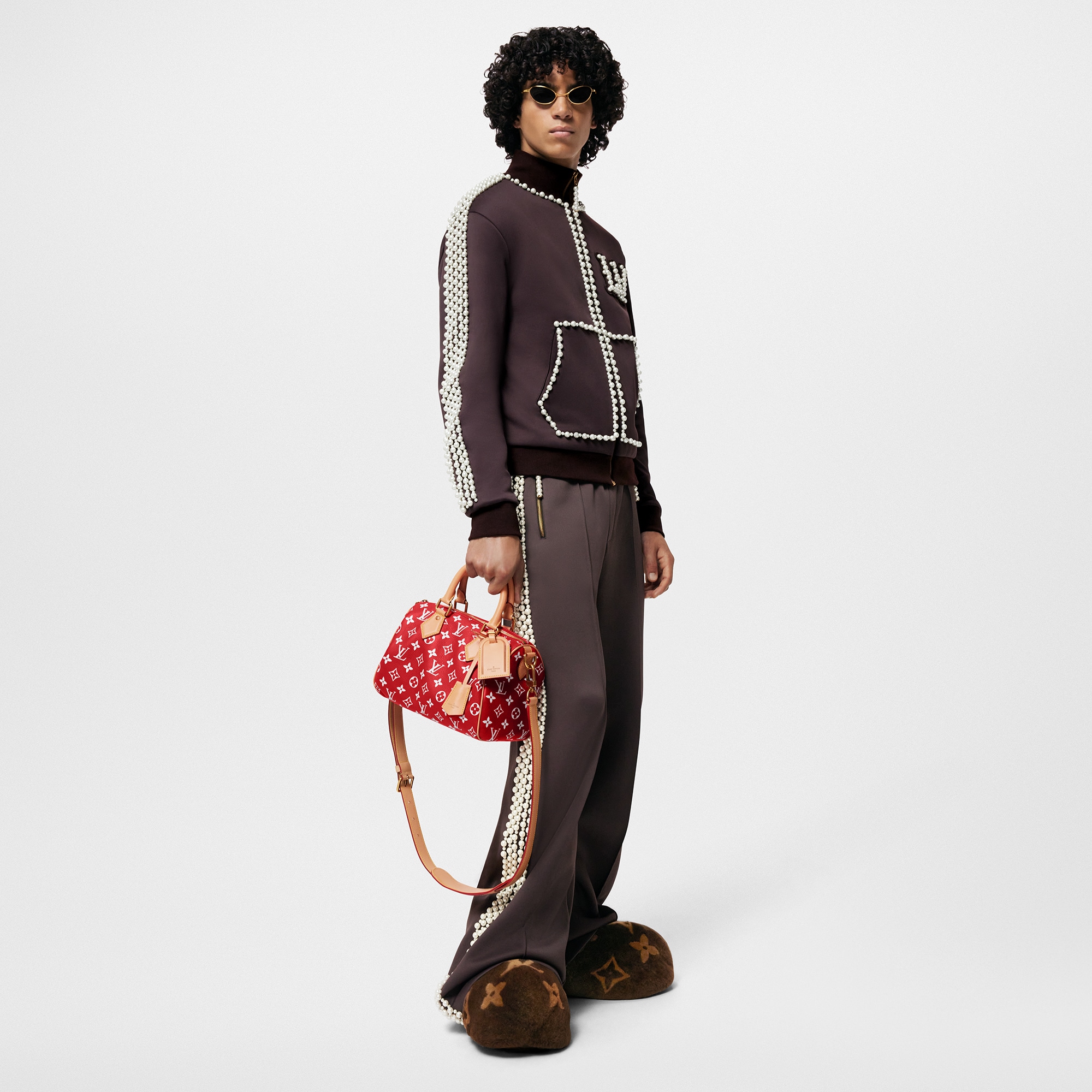 Túi Speedy P9 Bandoulière 25 Autres Cuirs Monogram in Les Extraordinaires