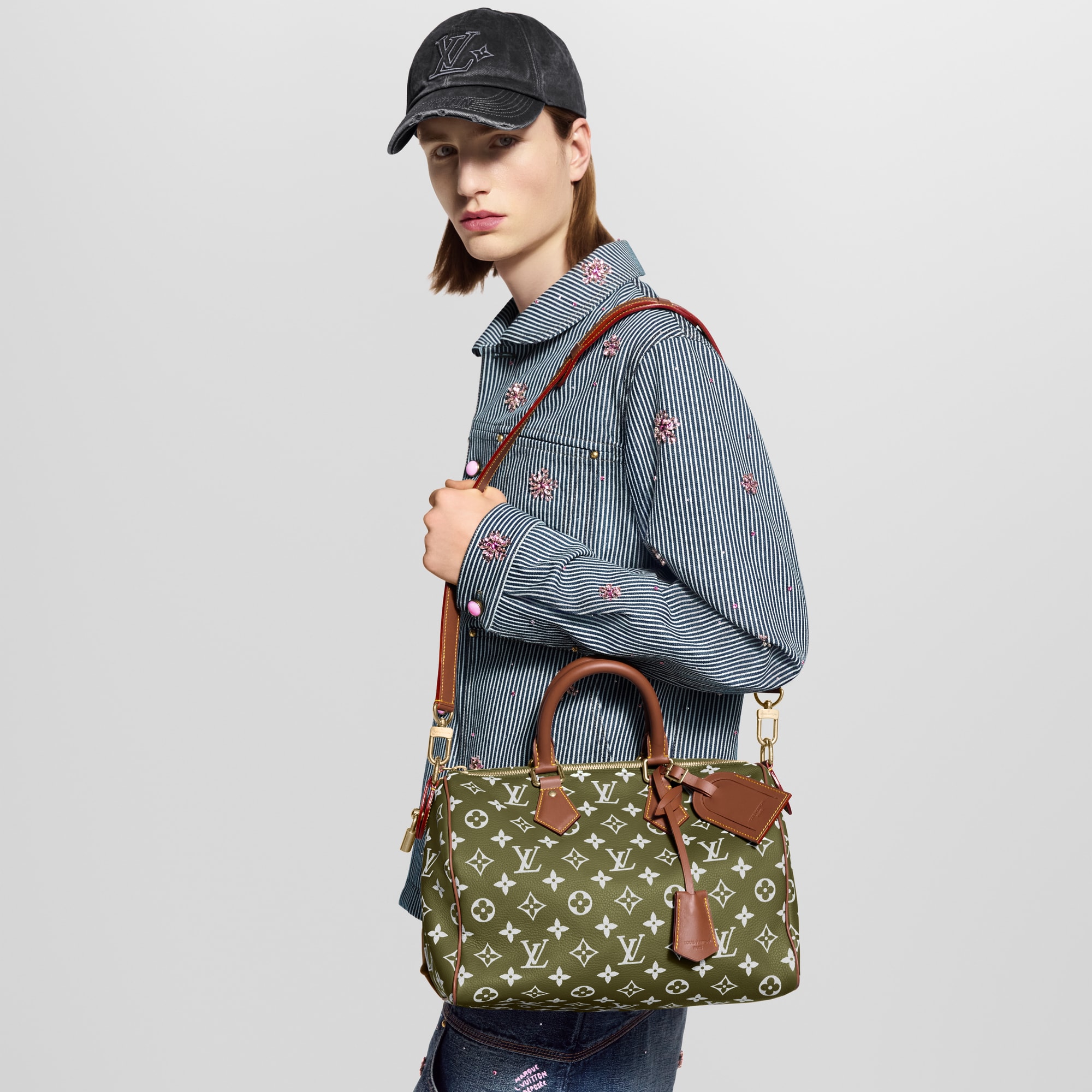 Túi Speedy P9 Bandoulière 30 Autres Cuirs Monogram in Les Extraordinaires