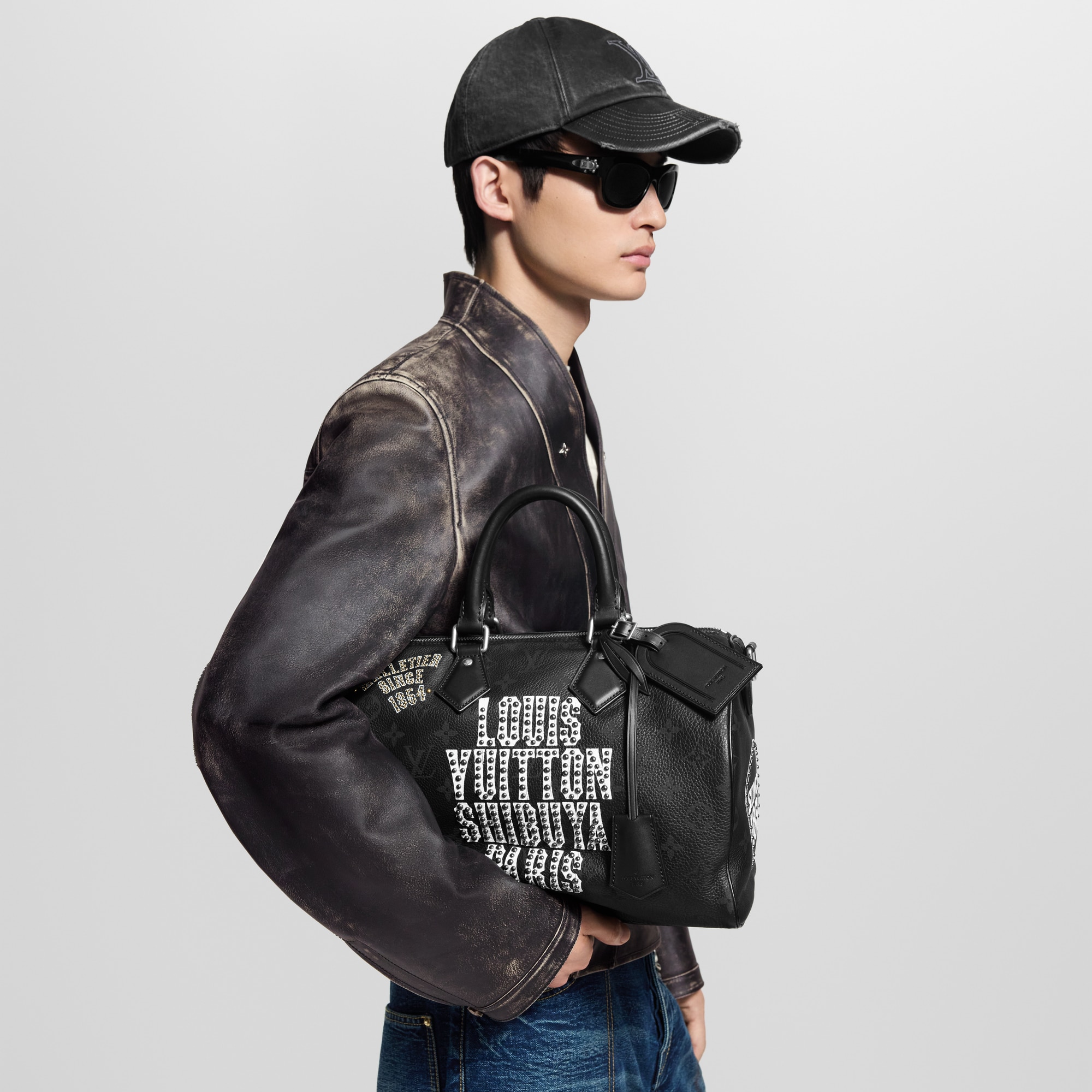 Túi Speedy P9 Bandoulière 30 Các loại da khác in Đồ Nam