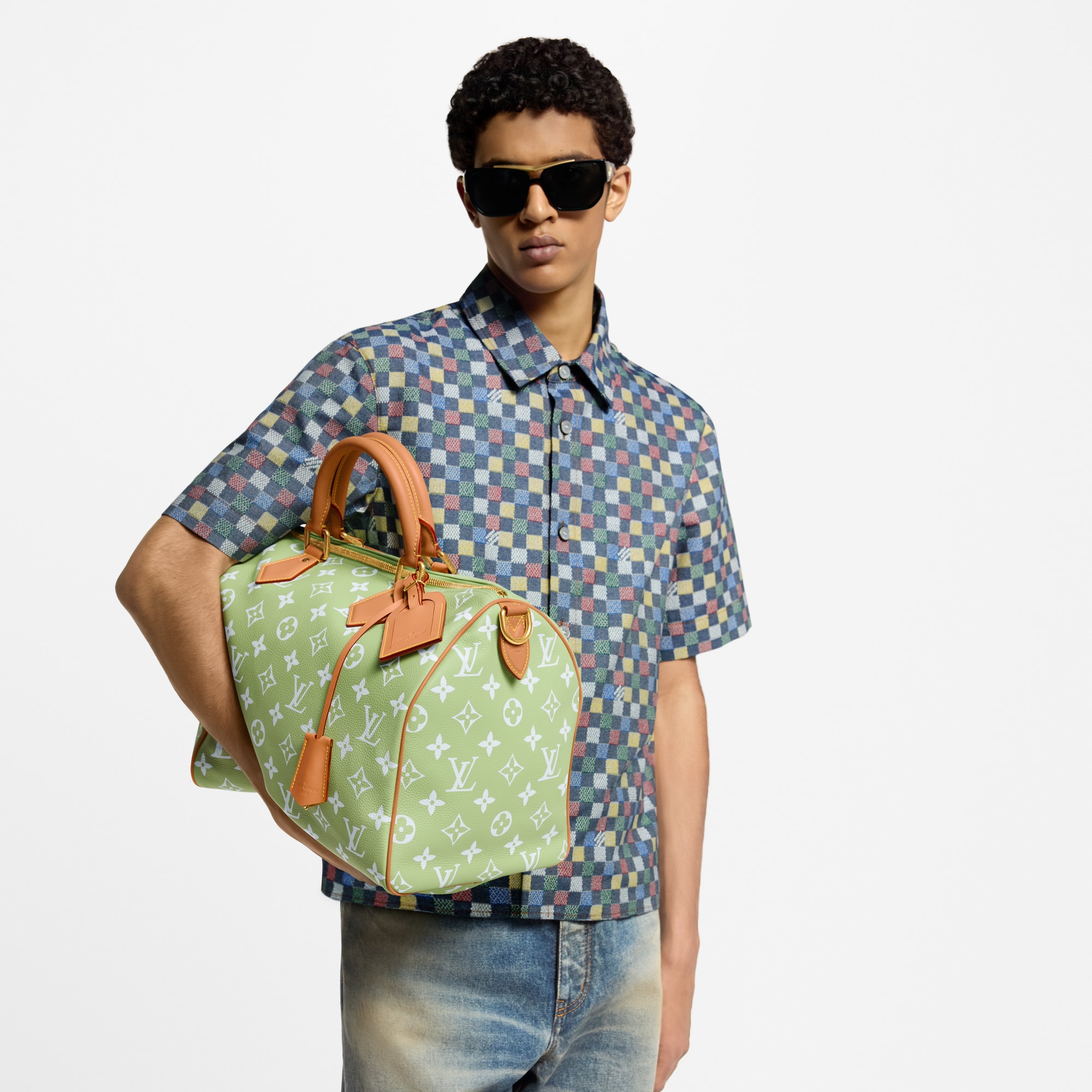 Túi Speedy P9 Bandoulière 40 Autres Cuirs Monogram in Les Extraordinaires