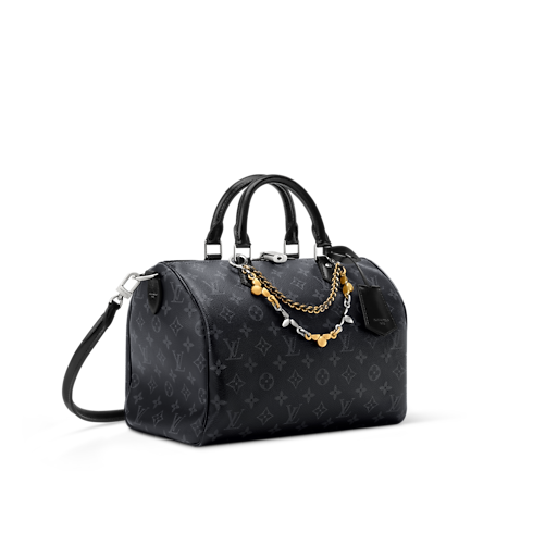 Túi Speedy Soft 30 Monogram Eclipse in Túi và Phụ kiện bằng da's Túi xách nữ Túi biểu tượng collections by Louis Vuitton (Thu phóng sản phẩm)