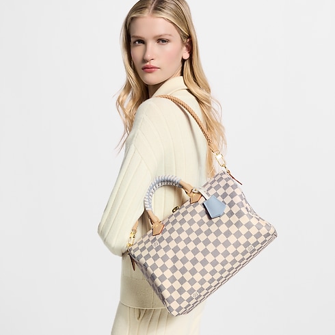 Speedy Soft 30 Damier Azur Canvas in Túi và Phụ kiện bằng da's Túi xách nữ Túi biểu tượng collections by Louis Vuitton (Thu phóng sản phẩm)