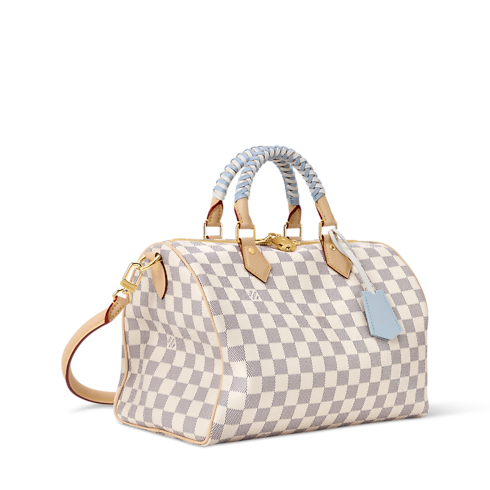 Speedy Soft 30 Damier Azur Canvas in Túi và Phụ kiện bằng da's Túi xách nữ Túi biểu tượng collections by Louis Vuitton (Thu phóng sản phẩm)